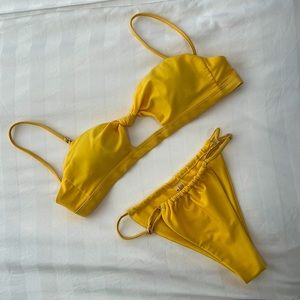 Yellow bikini set